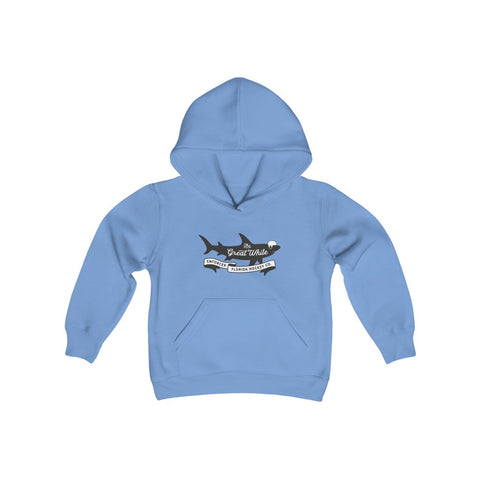 YOUTH GREAT WHITE HOODIE