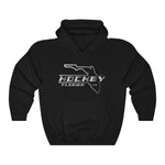 METALLIC FL HCKY HOODIE